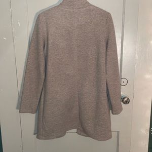 Long length sweater jacket